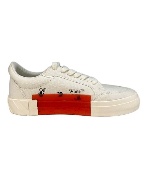 OFFWHITE（オフホワイト）OFFWHITE (オフホワイト) VULCANIZED LOW CANVAS ホワイト サイズ:38の古着・服飾アイテム