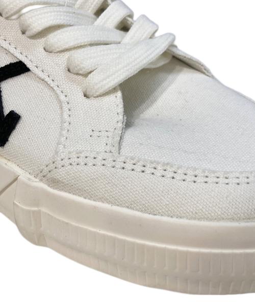 OFFWHITE（オフホワイト）OFFWHITE (オフホワイト) VULCANIZED LOW CANVAS ホワイト サイズ:38の古着・服飾アイテム