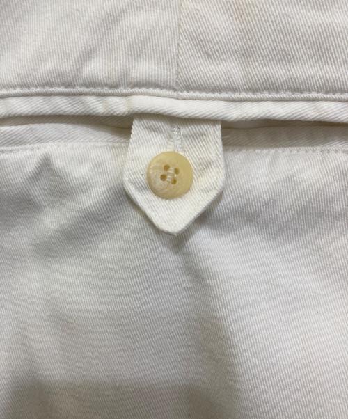 POLO RALPH LAUREN（ポロ・ラルフローレン）POLO RALPH LAUREN (ポロ・ラルフローレン) タックチノパン ホワイト サイズ:W34の古着・服飾アイテム