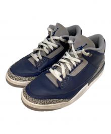 NIKE（ナイキ）の古着「NIKE AIR JORDAN 3 RETRO　532-401」｜ネイビー
