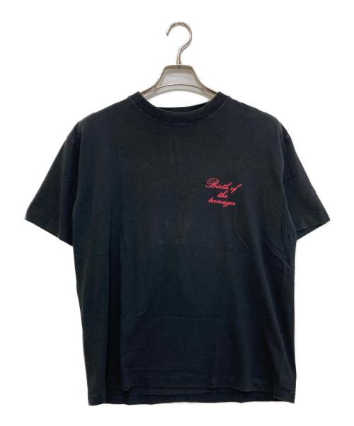 BoTT（ボット）BoTT (ボット) プリントTシャツ ブラック サイズ:Mの古着・服飾アイテム