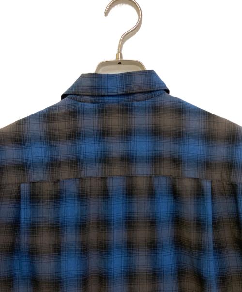 COMME des GARCONS（コムデギャルソン）COMME des GARCONS (コムデギャルソン) 丸襟チェックシャツ　EF-B004 ブルー サイズ:Sの古着・服飾アイテム