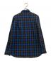COMME des GARCONS (コムデギャルソン) 丸襟チェックシャツ　EF-B004 ブルー サイズ:S：12000円