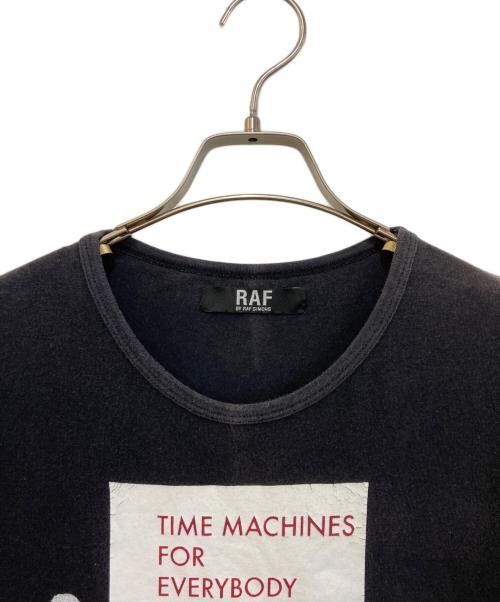 RAF SIMONS（ラフシモンズ）RAF SIMONS (ラフシモンズ) TIME MACHINES EVERYBODY　MOD.TC05 ブラック サイズ:Mの古着・服飾アイテム