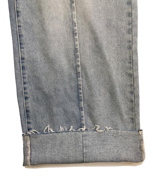 Diagram GRACE CONTINENTAL（ダイアグラム グレースコンチネンタル）Diagram GRACE CONTINENTAL (ダイアグラム グレースコンチネンタル) コンビデニムワイドパンツ グレー サイズ:38の古着・服飾アイテム