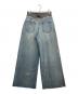 Diagram GRACE CONTINENTAL (ダイアグラム グレースコンチネンタル) コンビデニムワイドパンツ グレー サイズ:38：10000円