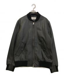 COACH（コーチ）の古着「レザー ボンバージャケット　6518」｜ブラック