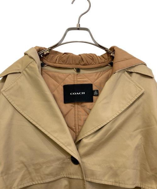 COACH（コーチ）COACH (コーチ) ライナー付トレンチコート　C6543 ベージュ サイズ:Mの古着・服飾アイテム