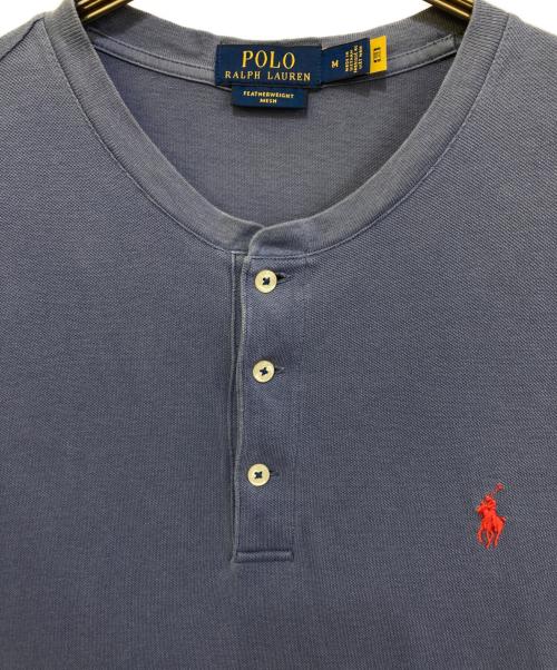 POLO RALPH LAUREN（ポロ・ラルフローレン）POLO RALPH LAUREN (ポロ・ラルフローレン) ヘンリーネックTシャツ ネイビー サイズ:Ｍの古着・服飾アイテム