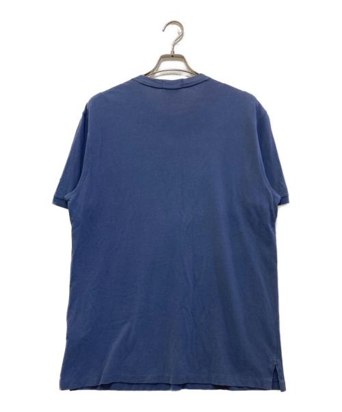 POLO RALPH LAUREN（ポロ・ラルフローレン）POLO RALPH LAUREN (ポロ・ラルフローレン) ヘンリーネックTシャツ ネイビー サイズ:Ｍの古着・服飾アイテム