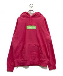 SUPREME（シュプリーム）の古着「BOX LOGO HOODED SWEATSHIRT」｜ピンク