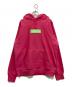 SUPREME（シュプリーム）の古着「BOX LOGO HOODED SWEATSHIRT」｜ピンク