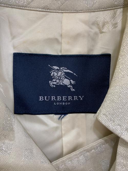 BURBERRY LONDON（バーバリーロンドン）BURBERRY LONDON (バーバリーロンドン) ラメノバチェックトレンチコート ベージュ サイズ:46の古着・服飾アイテム