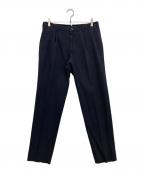 INCOTEXインコテックス）の古着「綿×麻 TAPERED FIT パンツ　ZL541W-90355」｜ネイビー