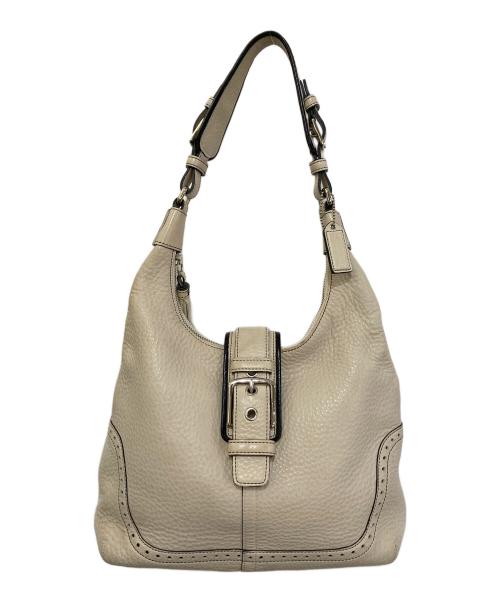 COACH（コーチ）COACH (コーチ) ハンプトンズショルダーバッグ　5054 ベージュの古着・服飾アイテム