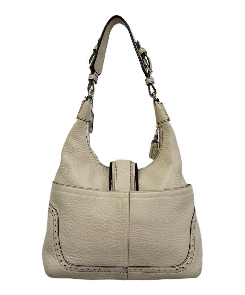 COACH（コーチ）COACH (コーチ) ハンプトンズショルダーバッグ　5054 ベージュの古着・服飾アイテム