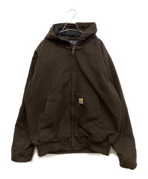 CarHartt（カーハート）CarHartt (カーハート) ダック地アクティブジャケット　J130-M ブラウン サイズ:Lの古着・服飾アイテム