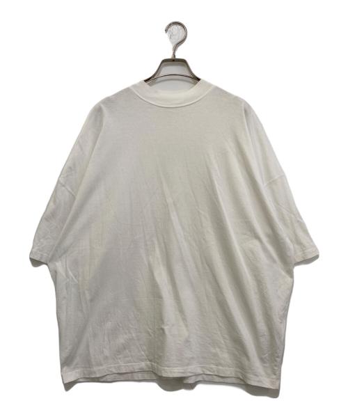 JIL SANDER（ジルサンダー）JIL SANDER (ジルサンダー) モックネックTシャツ J21GC0005 ホワイト サイズ:Mの古着・服飾アイテム