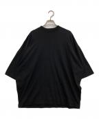 JIL SANDERジルサンダー）の古着「モックネックTシャツ」｜ブラック