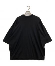 JIL SANDER（ジルサンダー）の古着「モックネックTシャツ」｜ブラック