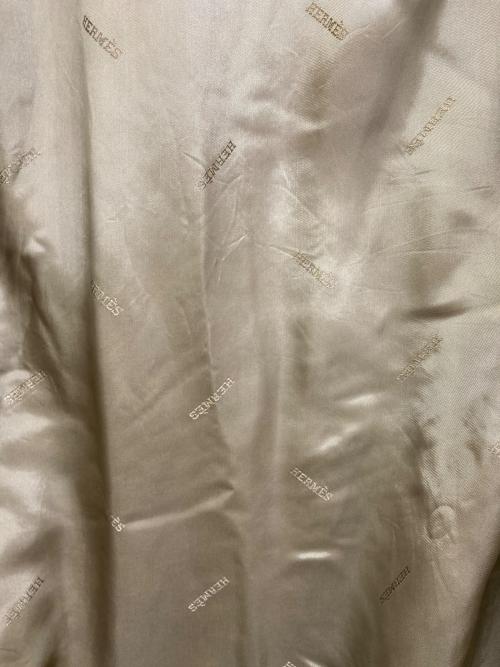 HERMES（エルメス）HERMES (エルメス) コットンウールジップアップジャケット ベージュ サイズ:52の古着・服飾アイテム
