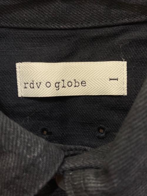 rdv o globe（ランデヴー オー グローブ）rdv o globe (ランデヴー オー グローブ) デニムジャケット ブラック サイズ:1の古着・服飾アイテム