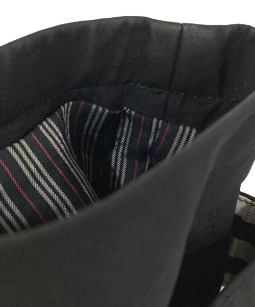 BURBERRY BLACK LABEL（バーバリーブラックレーベル）BURBERRY BLACK LABEL (バーバリーブラックレーベル) 裏地ノバチェックコート ブラック サイズ:Mの古着・服飾アイテム