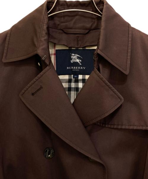 BURBERRY LONDON（バーバリーロンドン）BURBERRY LONDON (バーバリーロンドン) 裏地ノバチェックトレンチコート ブラウン サイズ:38の古着・服飾アイテム