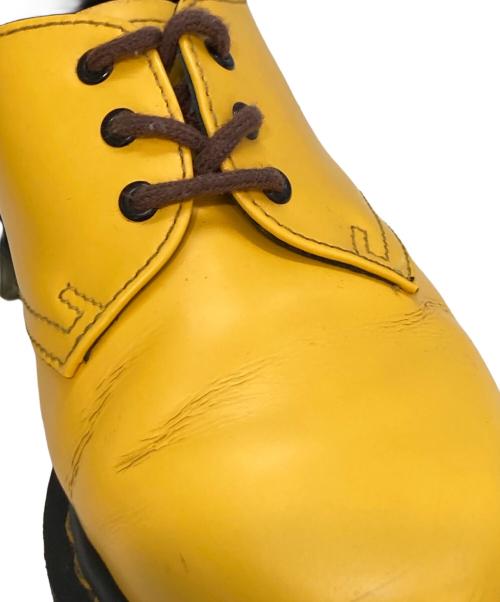 Dr.Martens（ドクターマーチン）Dr.Martens (ドクターマーチン) 3ホールブーツ　1461 イエロー サイズ:37の古着・服飾アイテム