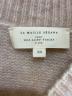 中古・古着 LA MAILLE SEZANE (ラ マイユ セザンヌ) モヘヤ&ウール混紡フラワー刺繍セーター ピンク サイズ:XS：8000円