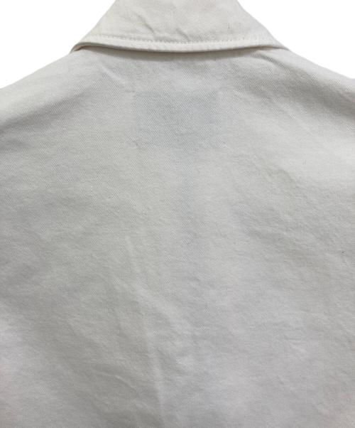 PRADA（プラダ）PRADA (プラダ) クロップドデニムブルゾン　GFB279 S212 ベージュ サイズ:38の古着・服飾アイテム