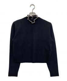 Sandro（サンドロ）の古着「Francoise Sweater　SFPPU02412」｜ネイビー