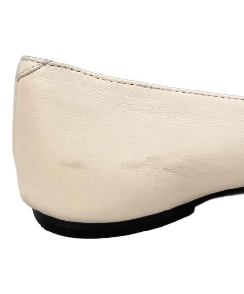 Roger Vivier（ロジェ ヴィヴィエ）Roger Vivier (ロジェ ヴィヴィエ) Leather Buckle Ballet Flats ベージュ サイズ:37の古着・服飾アイテム