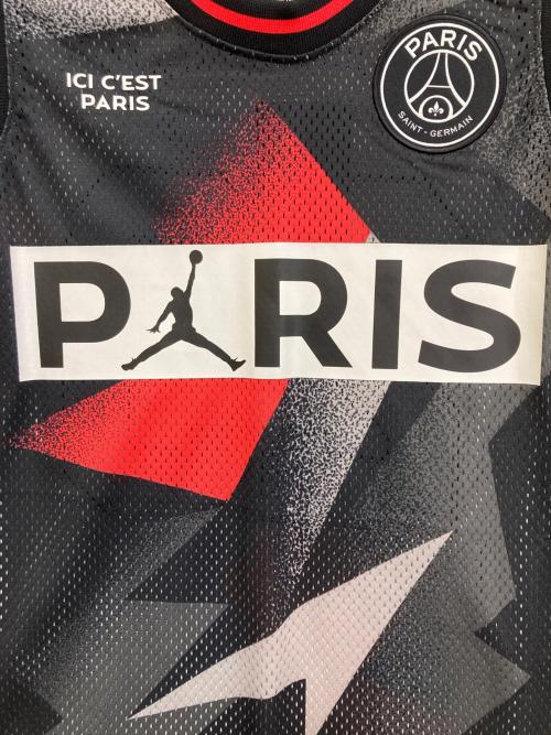 JORDAN（ジョーダン）JORDAN (ジョーダン) Paris Saint-Germain (パリサンジェルマン) Mesh Jersey/タンクトップ　BQ8356-010 ブラック サイズ:M 未使用品の古着・服飾アイテム