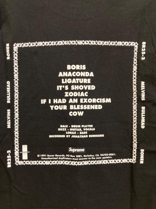 SUPREME（シュプリーム）SUPREME (シュプリーム) Melvins Bullhead Tee ブラック サイズ:Mの古着・服飾アイテム