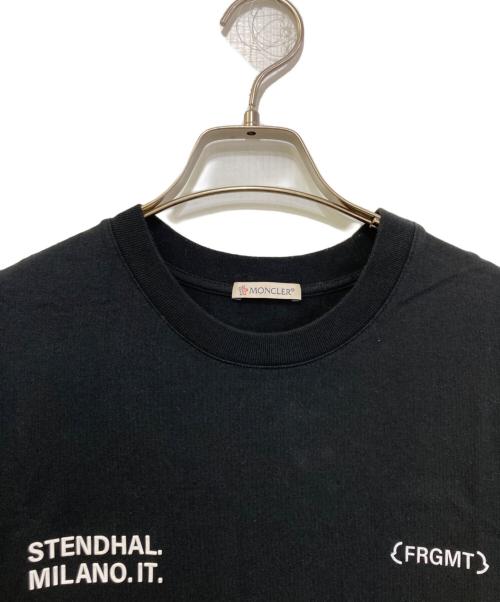 MONCLER（モンクレール）MONCLER (モンクレール) FRAGMENT DESIGN (フラグメントデザイン) ジーニアス フラグメント コットン Tシャツ　I209U8C00002 ブラック サイズ:Sの古着・服飾アイテム