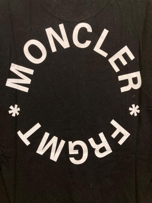 MONCLER（モンクレール）MONCLER (モンクレール) FRAGMENT DESIGN (フラグメントデザイン) ジーニアス フラグメント コットン Tシャツ　I209U8C00002 ブラック サイズ:Sの古着・服飾アイテム