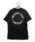 MONCLER (モンクレール) FRAGMENT DESIGN (フラグメントデザイン) ジーニアス フラグメント コットン Tシャツ　I209U8C00002 ブラック サイズ:S：20000円