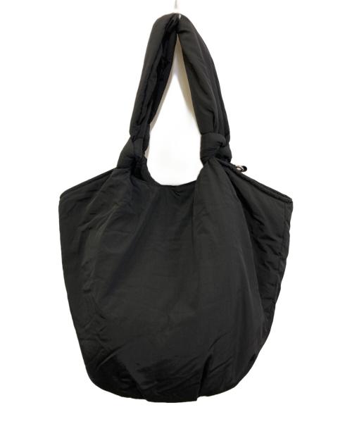 SALON adam et rope'（サロンアダムエロペ）SALON adam et rope' (サロンアダムエロペ) パフナイロントートバッグ ブラックの古着・服飾アイテム