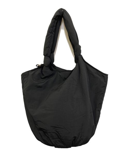 SALON adam et rope'（サロンアダムエロペ）SALON adam et rope' (サロンアダムエロペ) パフナイロントートバッグ ブラックの古着・服飾アイテム