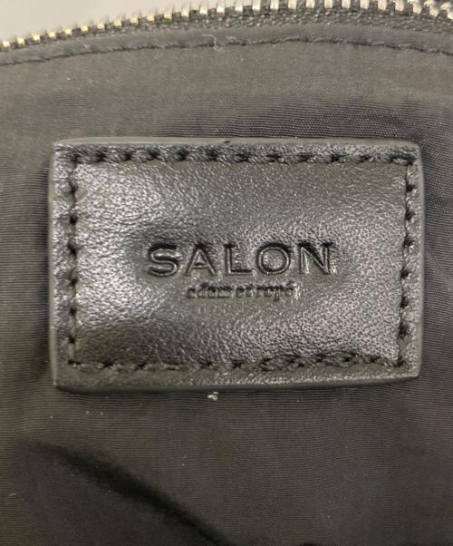 SALON adam et rope'（サロンアダムエロペ）SALON adam et rope' (サロンアダムエロペ) パフナイロントートバッグ ブラックの古着・服飾アイテム