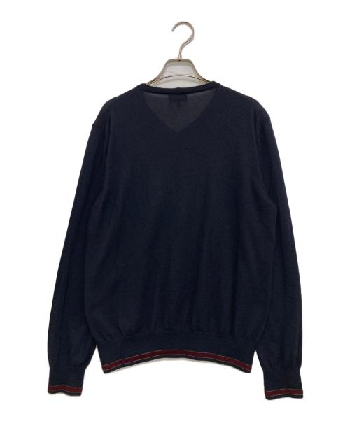 GIORGIO ARMANI（ジョルジオアルマーニ）GIORGIO ARMANI (ジョルジオアルマーニ) カシミヤニット　3GSM36 SM78Z ネイビー サイズ:48の古着・服飾アイテム