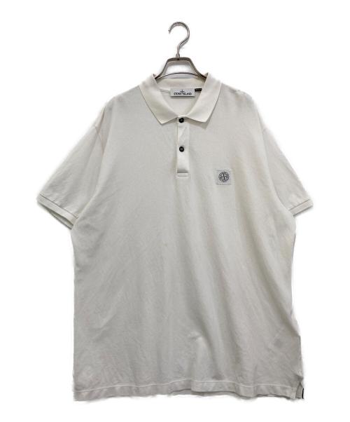 STONE ISLAND（ストーンアイランド）STONE ISLAND (ストーンアイランド) ポロシャツ　761522R39 ホワイト サイズ:3XLの古着・服飾アイテム