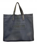COACHコーチ）の古着「レザーハンドバッグ」｜ブラック