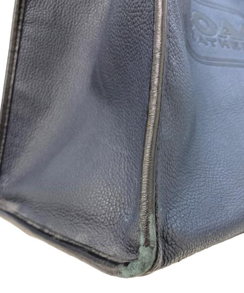 COACH（コーチ）COACH (コーチ) レザーハンドバッグ ブラックの古着・服飾アイテム