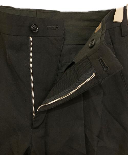 Y's for men（ワイズフォーメン）Y's for men (ワイズフォーメン) WOOL 2TUCKS PANTS ブラック サイズ:2の古着・服飾アイテム