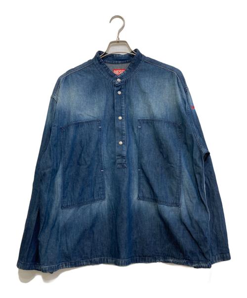 DIESEL（ディーゼル）DIESEL (ディーゼル) DE-PRISS デニムシャツ ブルー サイズ:Mの古着・服飾アイテム