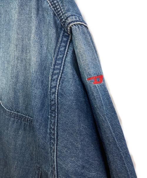 DIESEL（ディーゼル）DIESEL (ディーゼル) DE-PRISS デニムシャツ ブルー サイズ:Mの古着・服飾アイテム