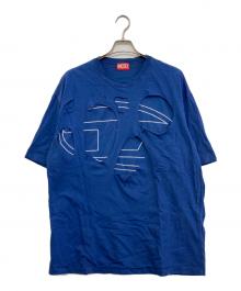 DIESEL（ディーゼル）の古着「T-Strapoval T-shirt」｜ブルー