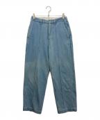 PWRパワー）の古着「high twist denim slacks」｜インディゴ